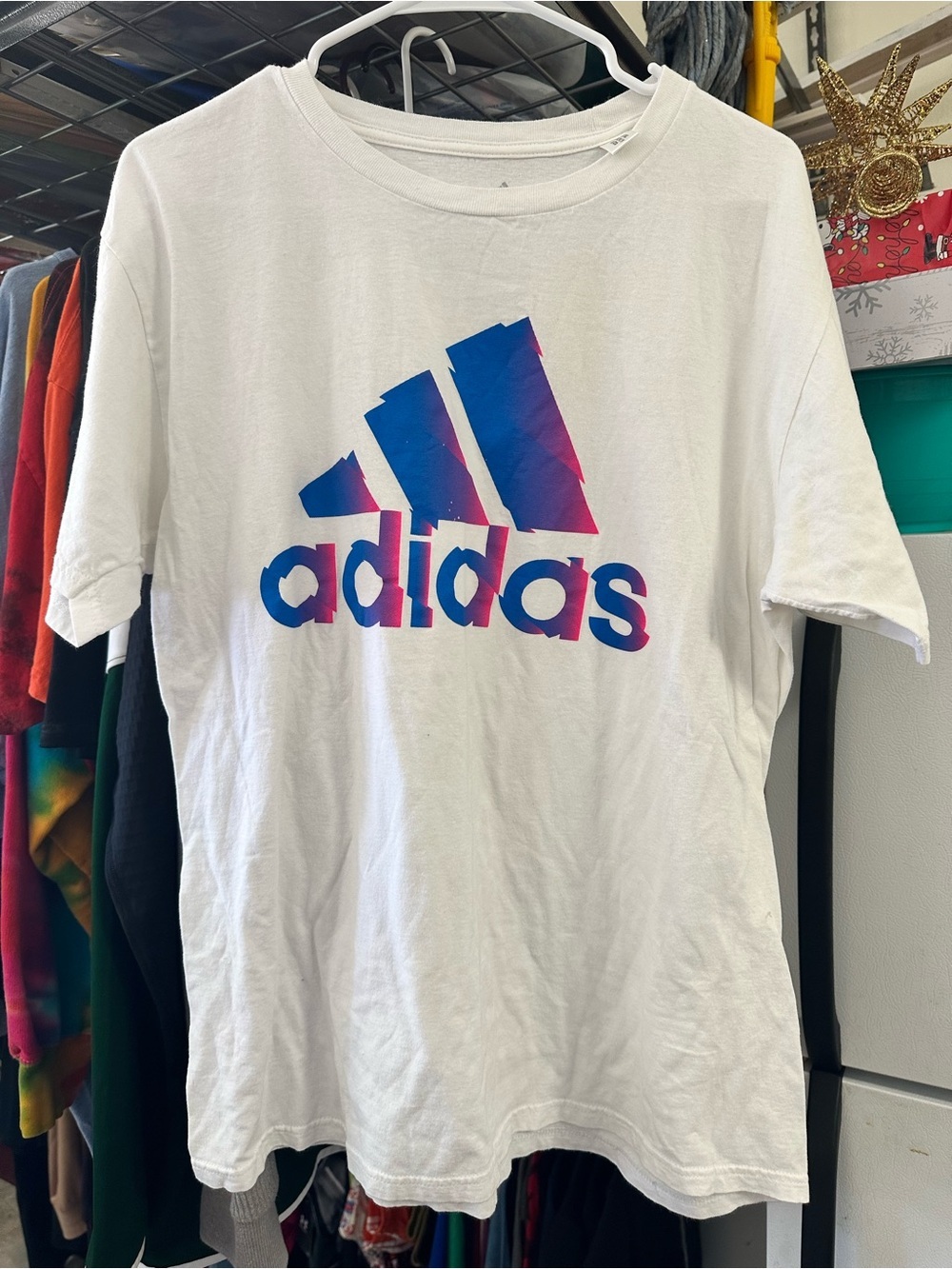 Adidas The Go-To Tee Graphic Logo T-Shirt White